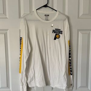 Indiana Pacers White Long Sleeve Tee